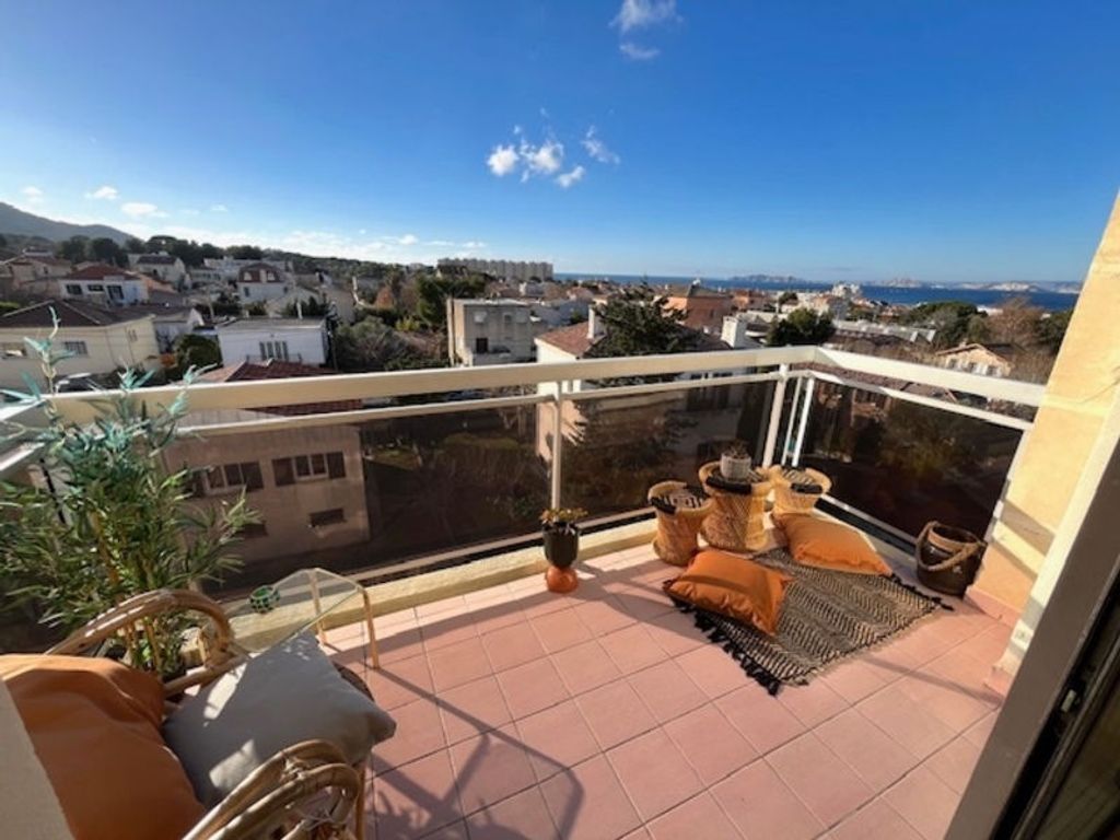 Achat appartement à vendre 4 pièces 68 m² - Marseille 8ème arrondissement