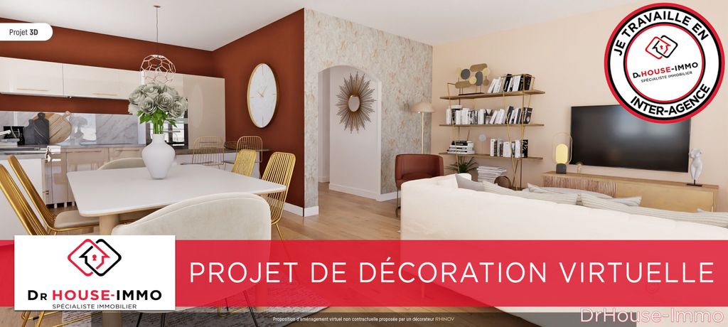Achat maison à vendre 2 chambres 92 m² - Saint-Étienne