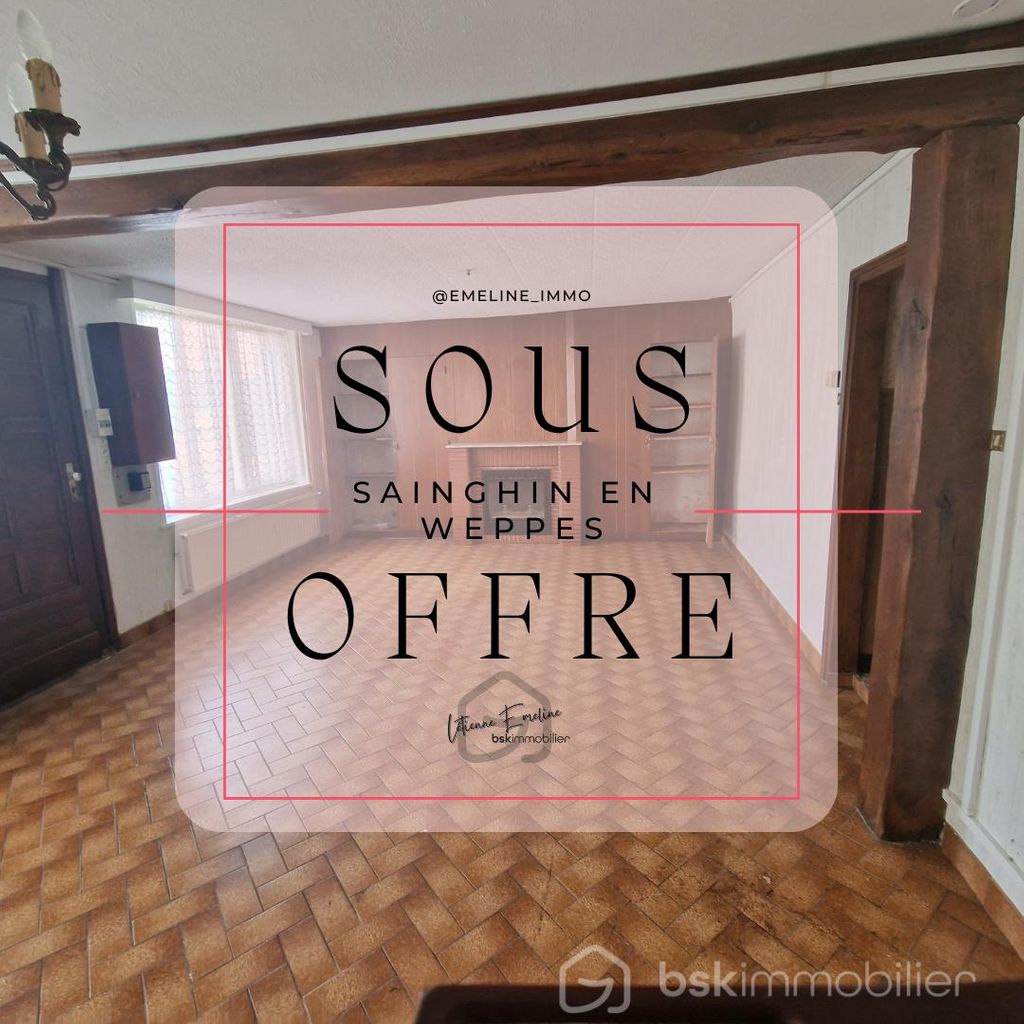 Achat maison à vendre 2 chambres 75 m² - Sainghin-en-Weppes