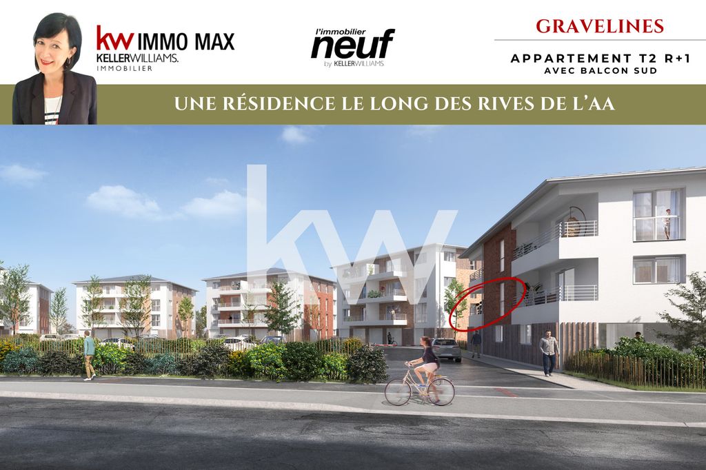 Achat appartement à vendre 2 pièces 52 m² - Gravelines