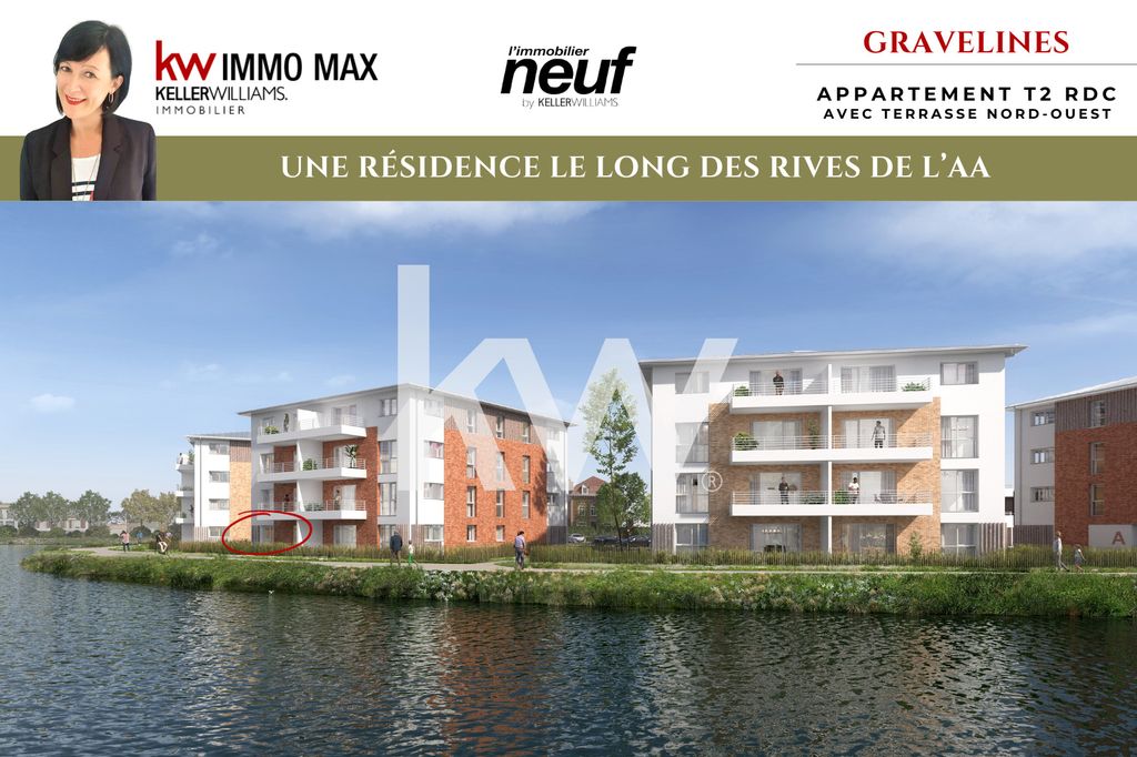 Achat appartement à vendre 2 pièces 54 m² - Gravelines