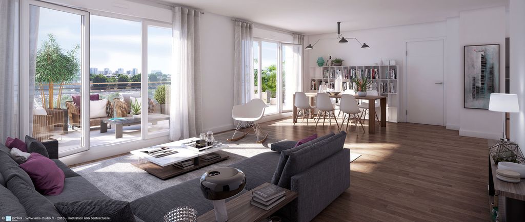 Achat appartement à vendre 4 pièces 91 m² - Guyancourt