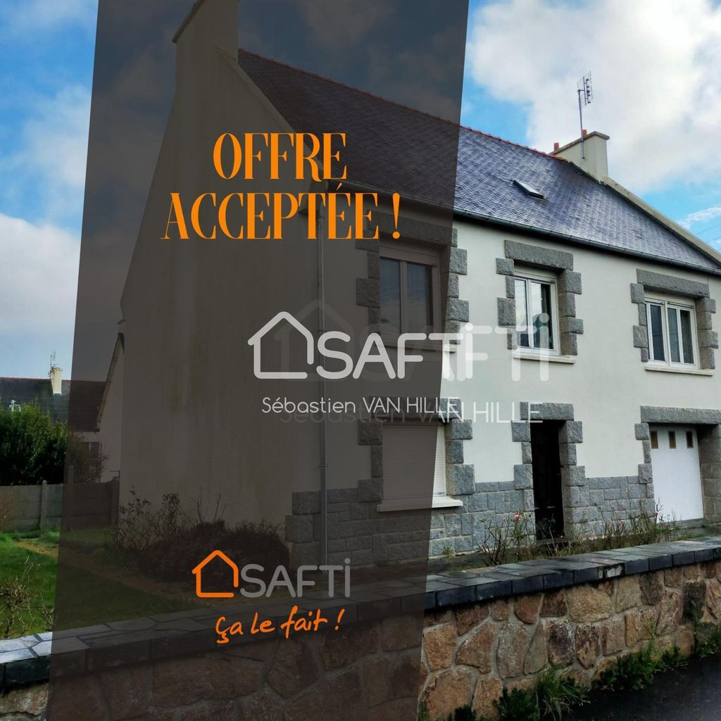 Achat maison à vendre 4 chambres 87 m² - Saint-Pol-de-Léon