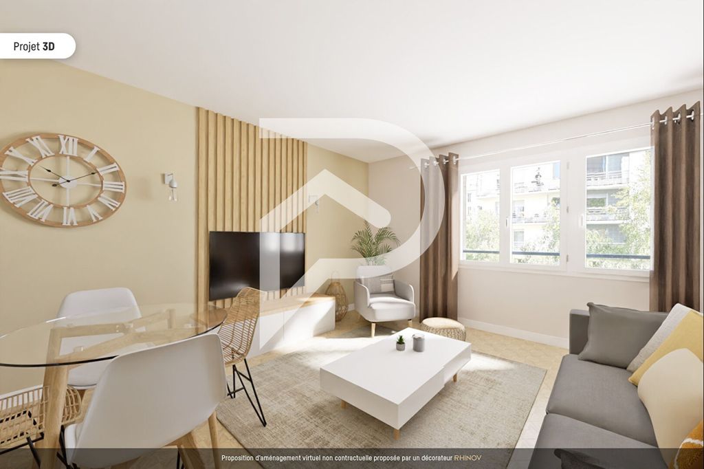 Achat appartement à vendre 2 pièces 51 m² - Paris 19ème arrondissement