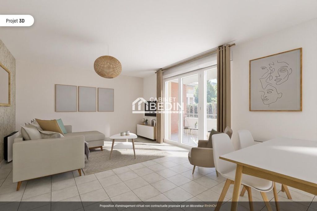 Achat appartement à vendre 3 pièces 64 m² - Castanet-Tolosan