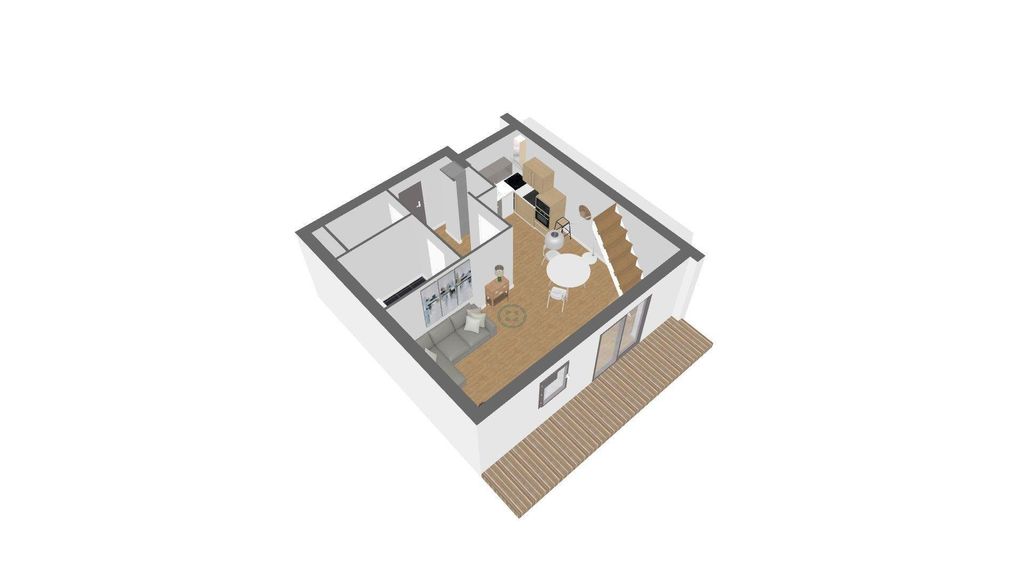 Achat duplex à vendre 2 pièces 45 m² - Houlgate