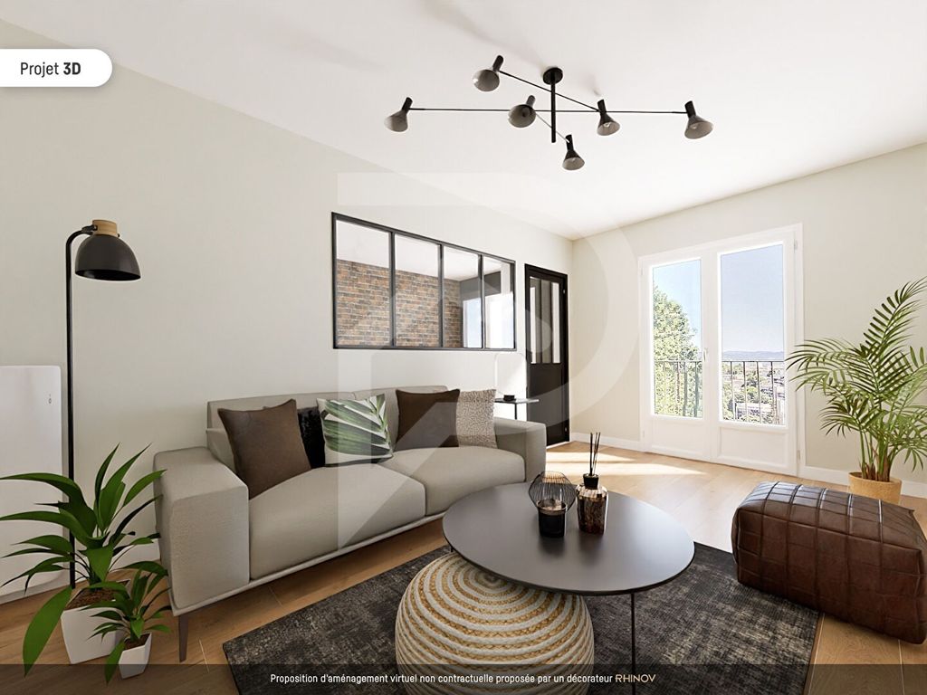 Achat appartement à vendre 4 pièces 65 m² - Grasse