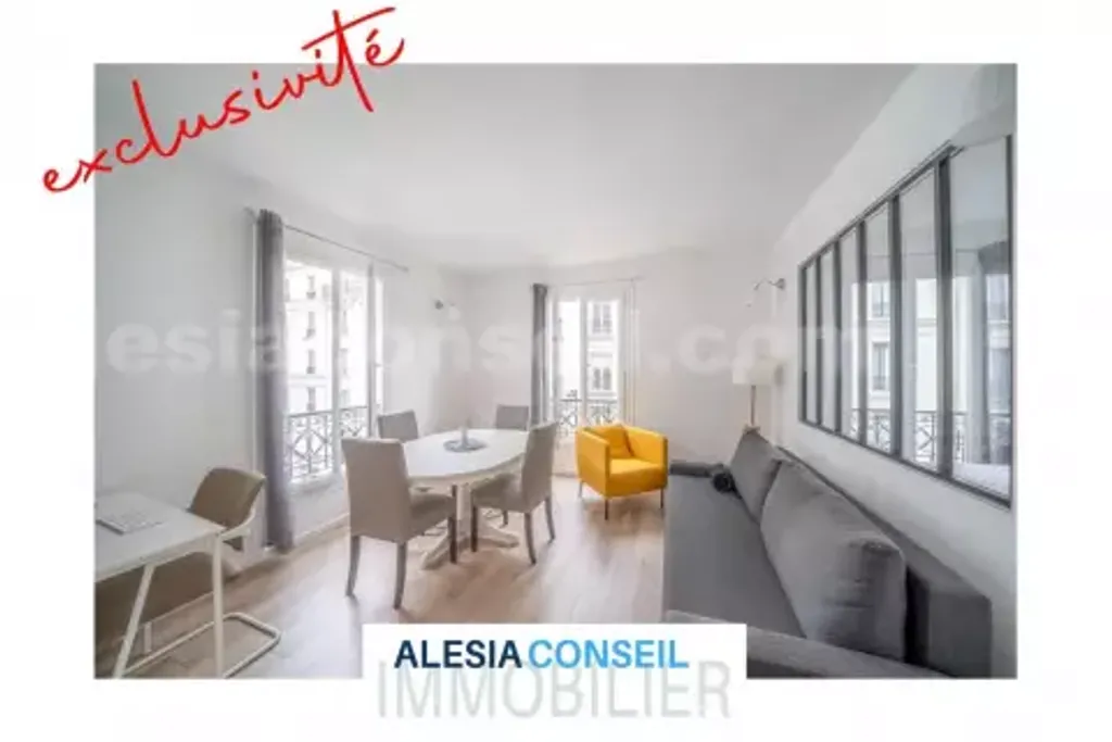 Achat appartement à vendre 2 pièces 40 m² - Paris 14ème arrondissement