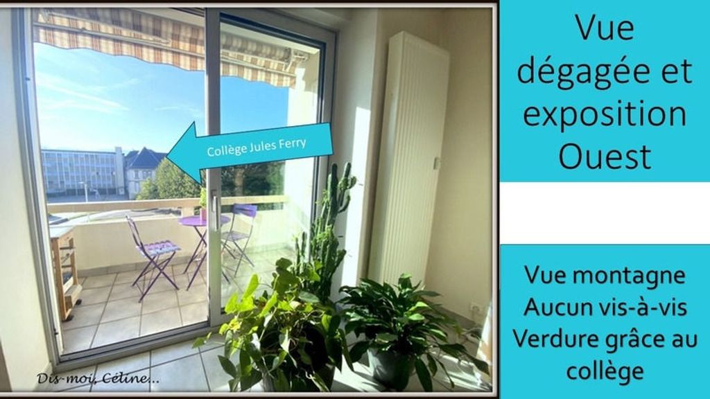 Achat appartement à vendre 3 pièces 78 m² - Chambéry