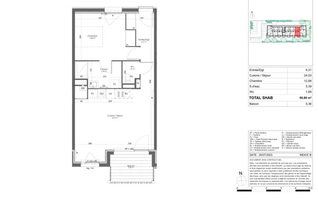 Achat appartement à vendre 2 pièces 51 m² - Gujan-Mestras