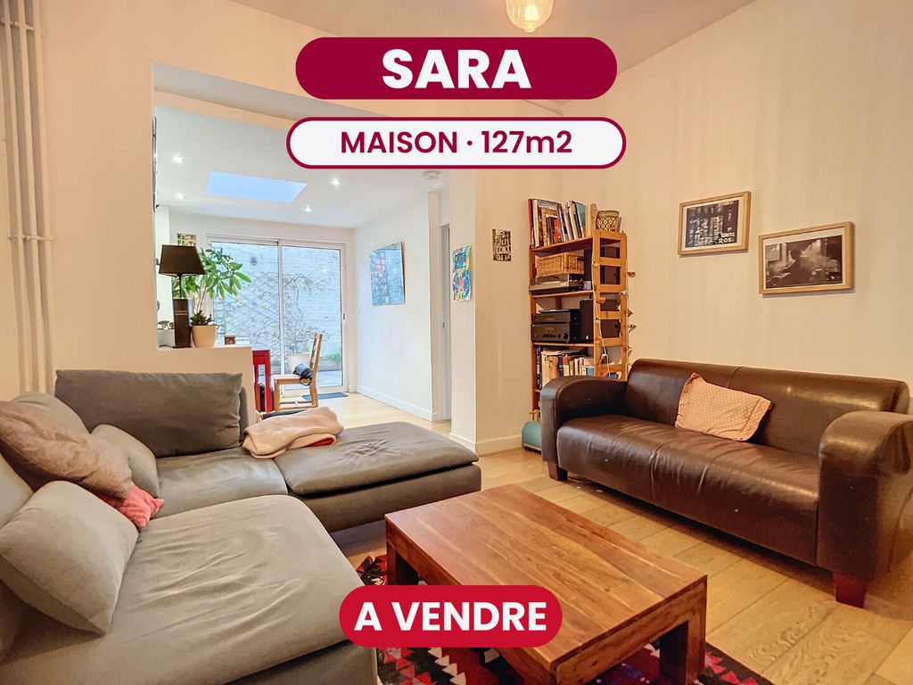 Achat maison à vendre 4 chambres 127 m² - Lille
