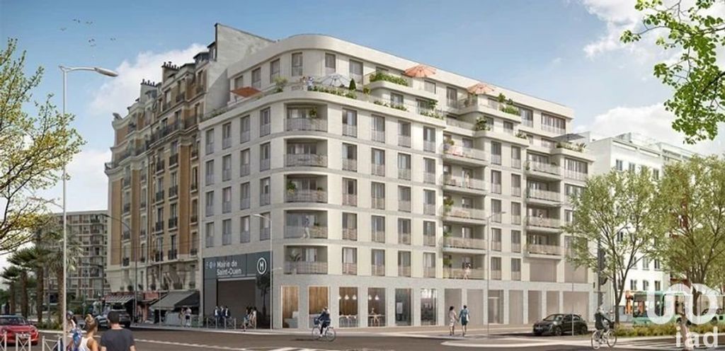 Achat appartement à vendre 2 pièces 60 m² - Saint-Ouen