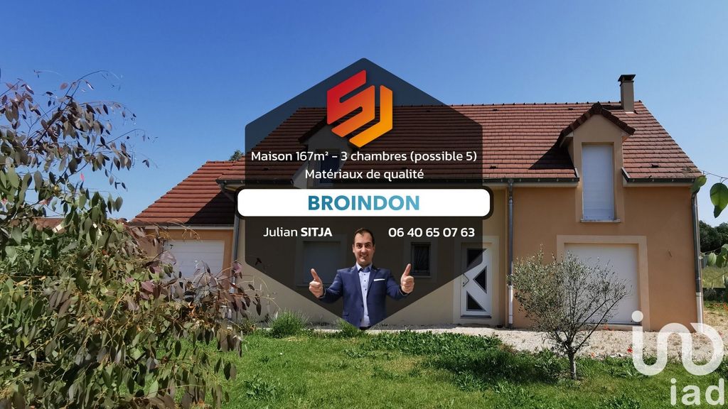 Achat maison à vendre 3 chambres 177 m² - Broindon