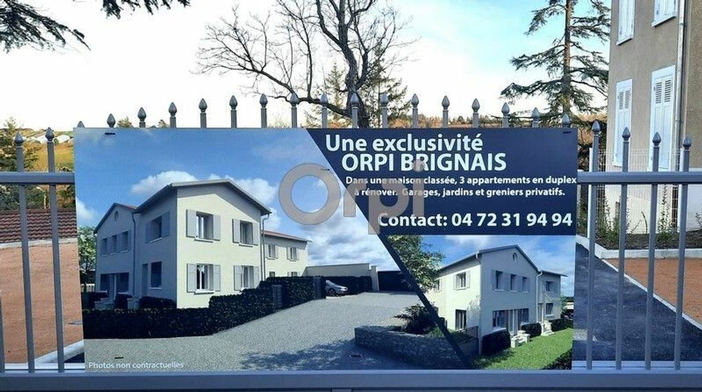 Achat duplex à vendre 2 pièces 136 m² - Soucieu-en-Jarrest