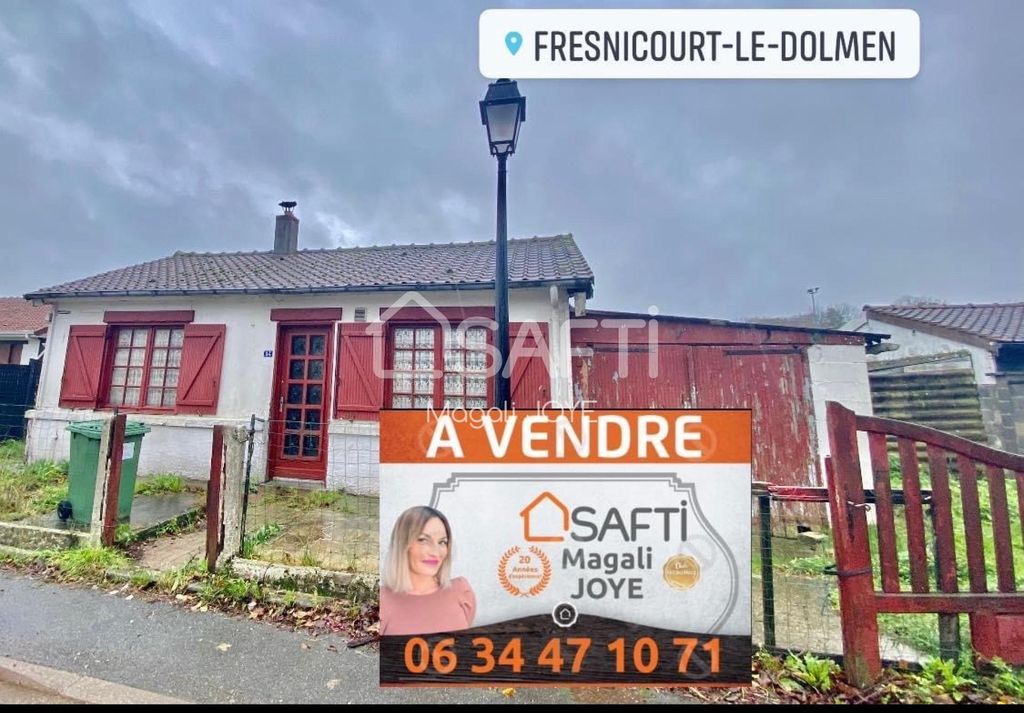 Achat maison à vendre 2 chambres 45 m² - Fresnicourt-le-Dolmen