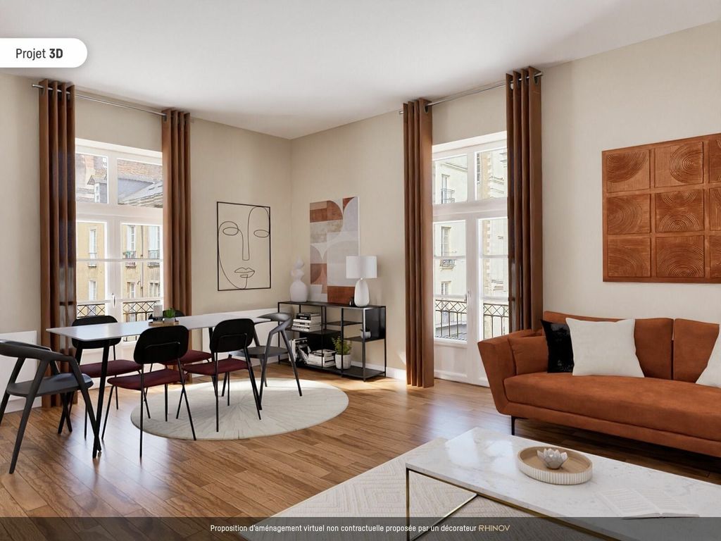 Achat appartement à vendre 4 pièces 134 m² - Nantes