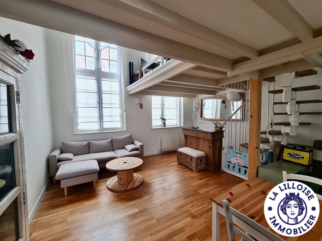 Achat souplex à vendre 3 pièces 80 m² - Lille