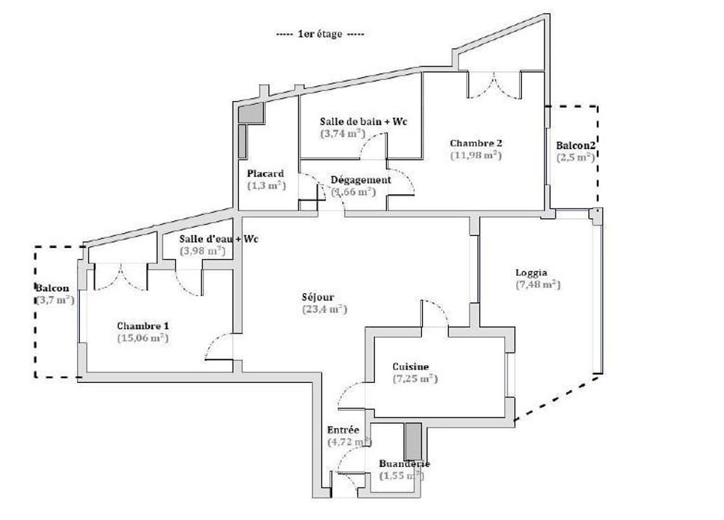 Achat appartement à vendre 3 pièces 75 m² - Villefranche-sur-Mer