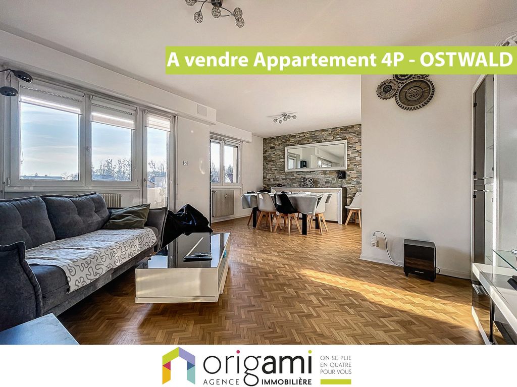 Achat appartement à vendre 4 pièces 96 m² - Ostwald