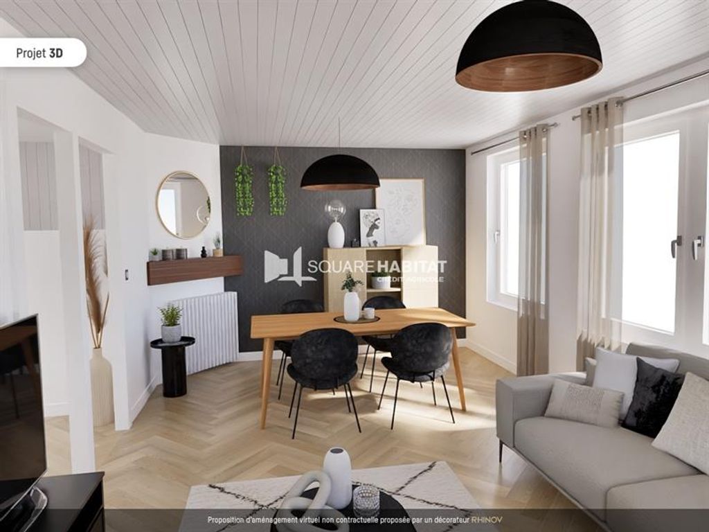 Achat maison à vendre 3 chambres 139 m² - Boulogne-sur-Mer