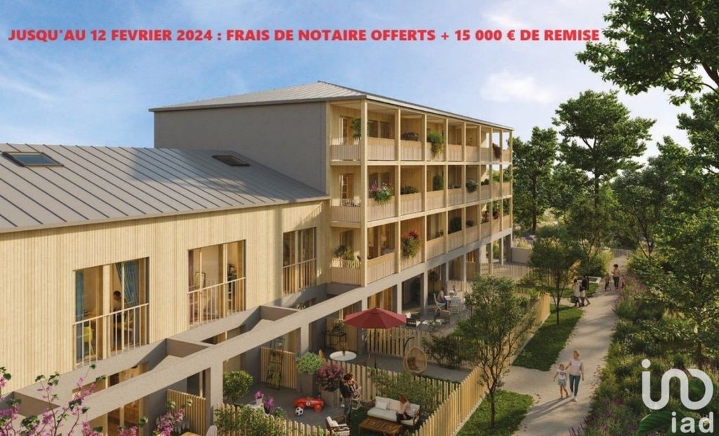 Achat appartement à vendre 3 pièces 62 m² - Bussy-Saint-Georges
