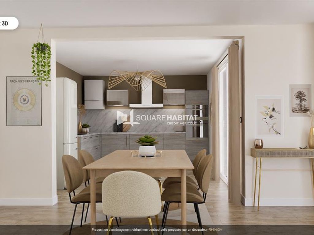 Achat appartement à vendre 5 pièces 81 m² - Le Pont-de-Claix