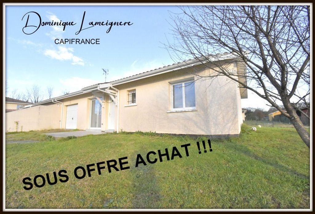 Achat maison à vendre 3 chambres 84 m² - Saint-Vincent-de-Tyrosse