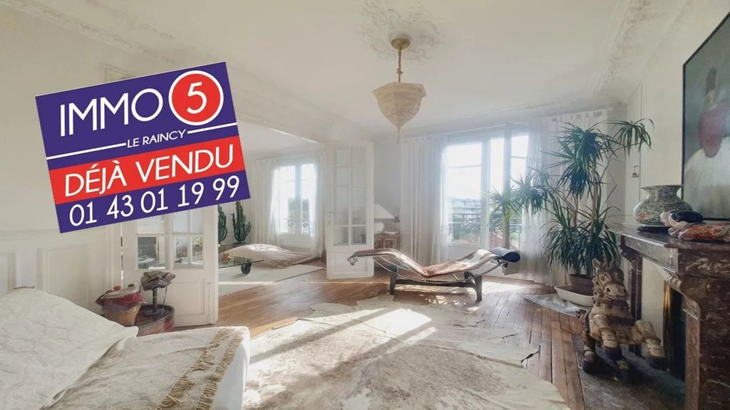 Achat appartement à vendre 4 pièces 85 m² - Le Raincy