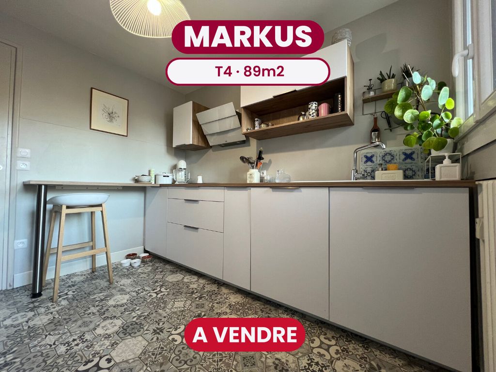 Achat appartement à vendre 4 pièces 89 m² - Lille