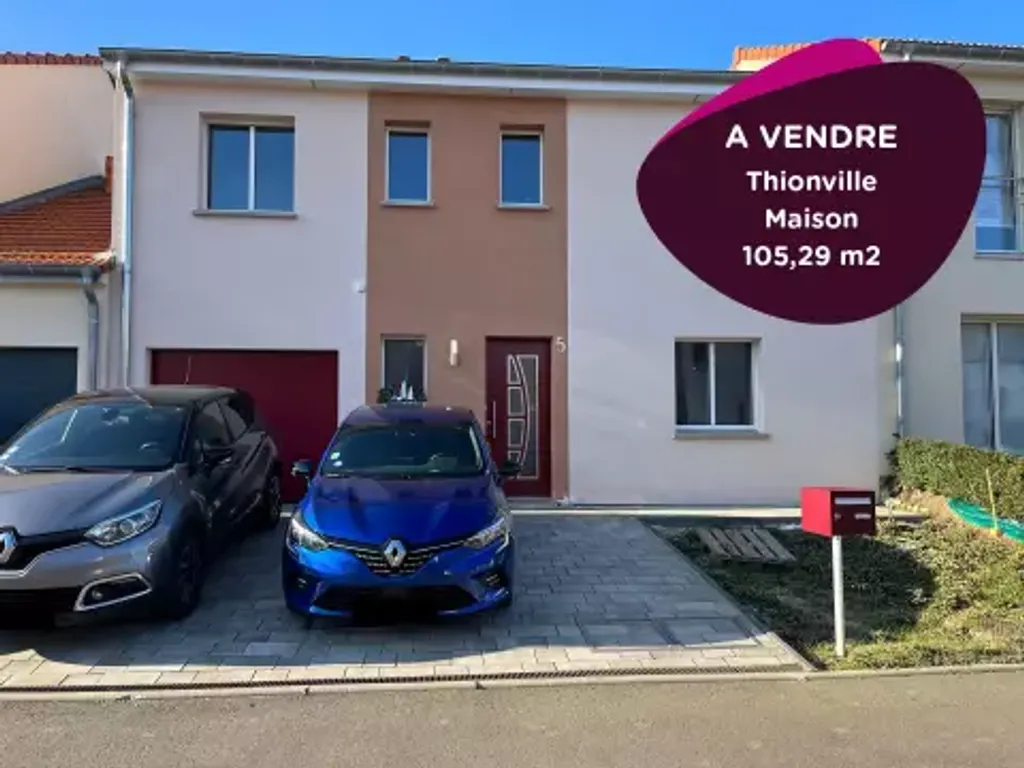 Achat maison à vendre 3 chambres 105 m² - Thionville