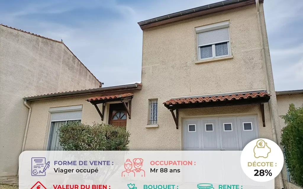 Achat maison à vendre 2 chambres 72 m² - Béziers