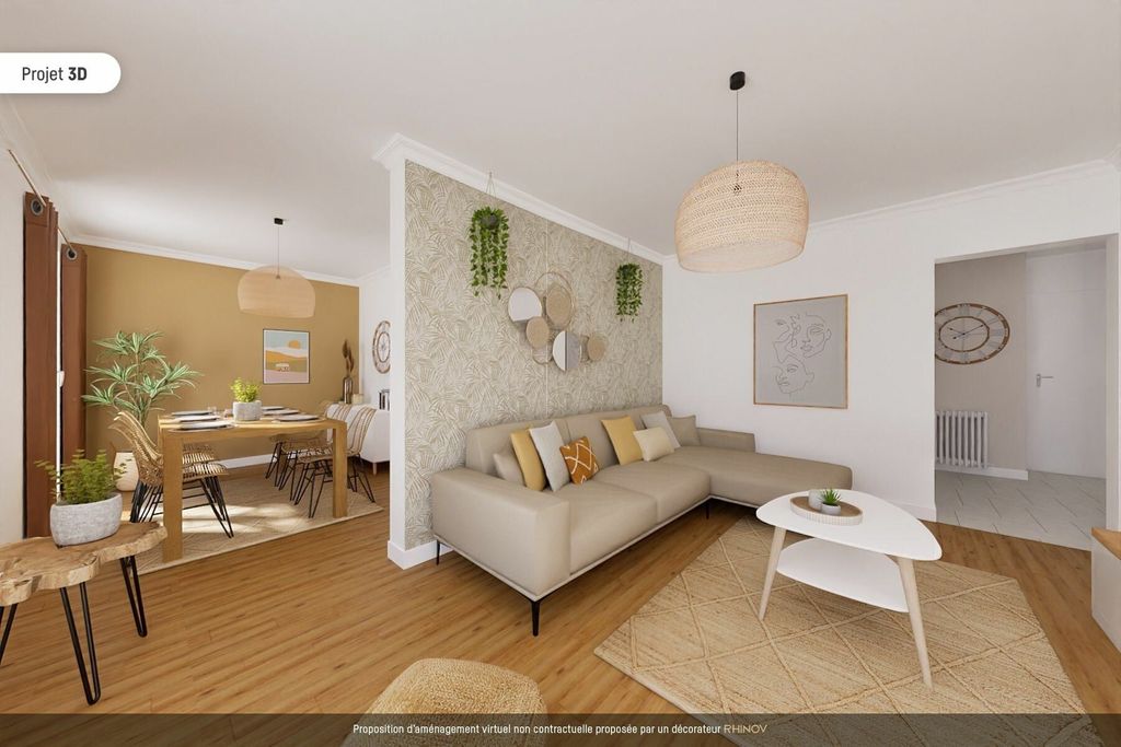 Achat appartement à vendre 4 pièces 70 m² - Saint-Fons