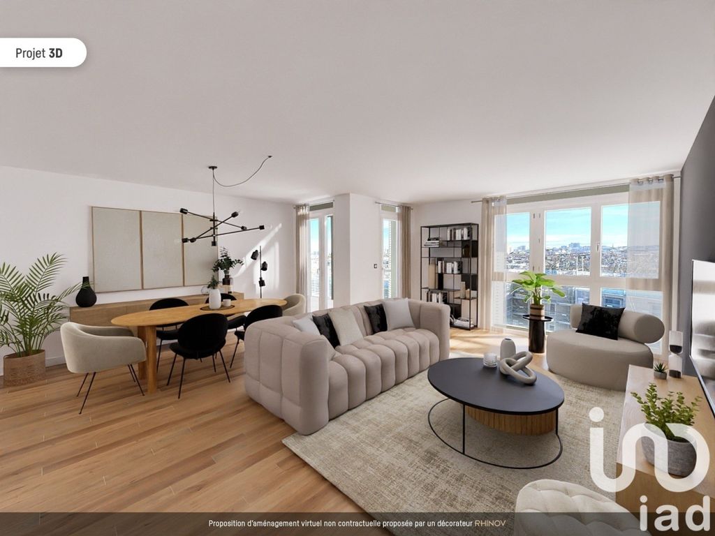 Achat appartement à vendre 4 pièces 91 m² - Issy-les-Moulineaux