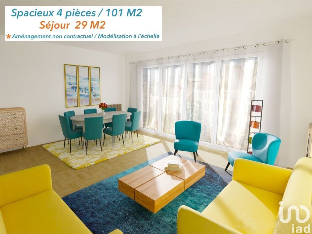 Achat appartement à vendre 4 pièces 101 m² - Tours