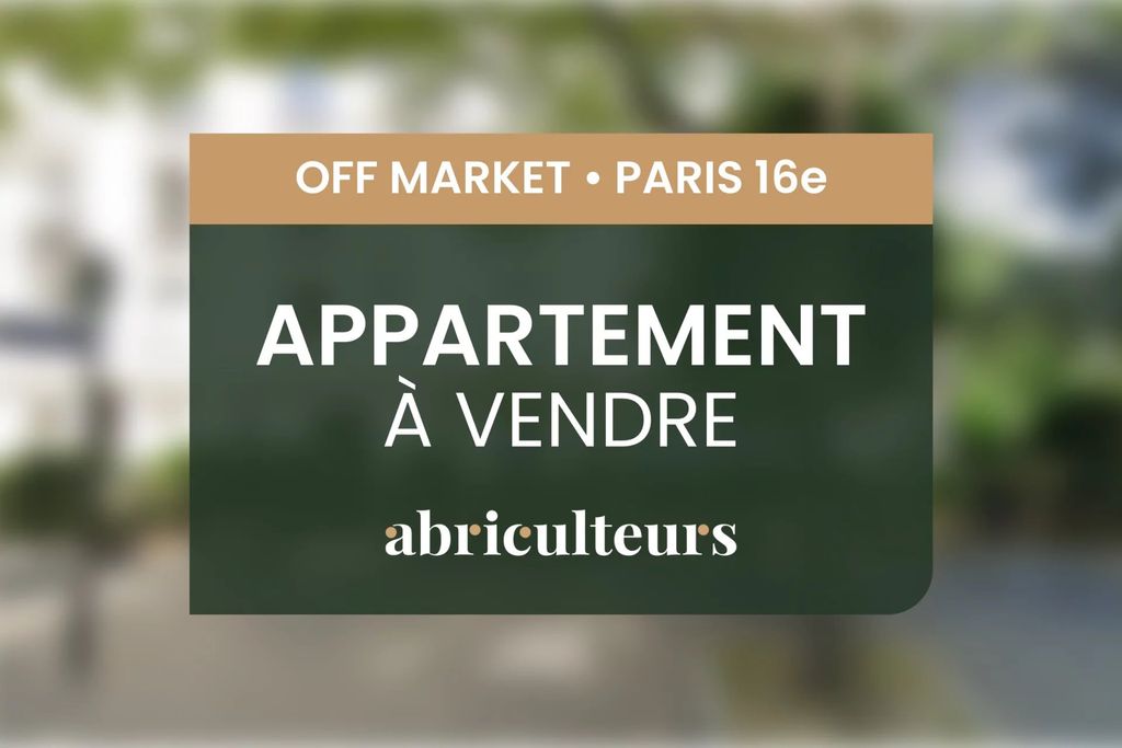 Achat appartement 7 pièce(s) Paris 16ème arrondissement