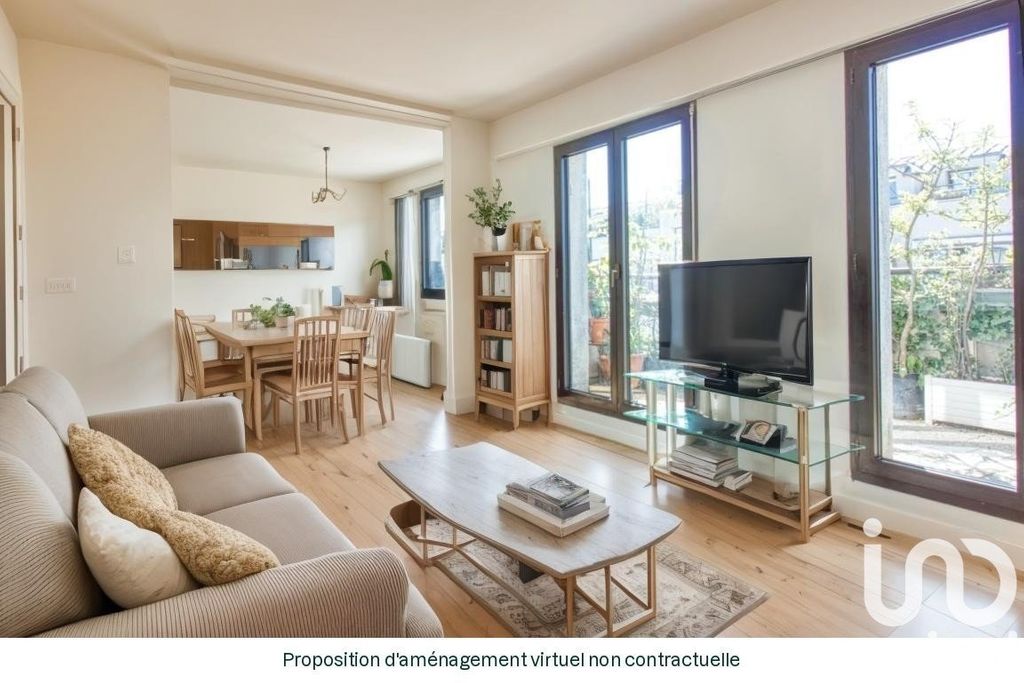 Achat duplex à vendre 5 pièces 138 m² - Paris 19ème arrondissement