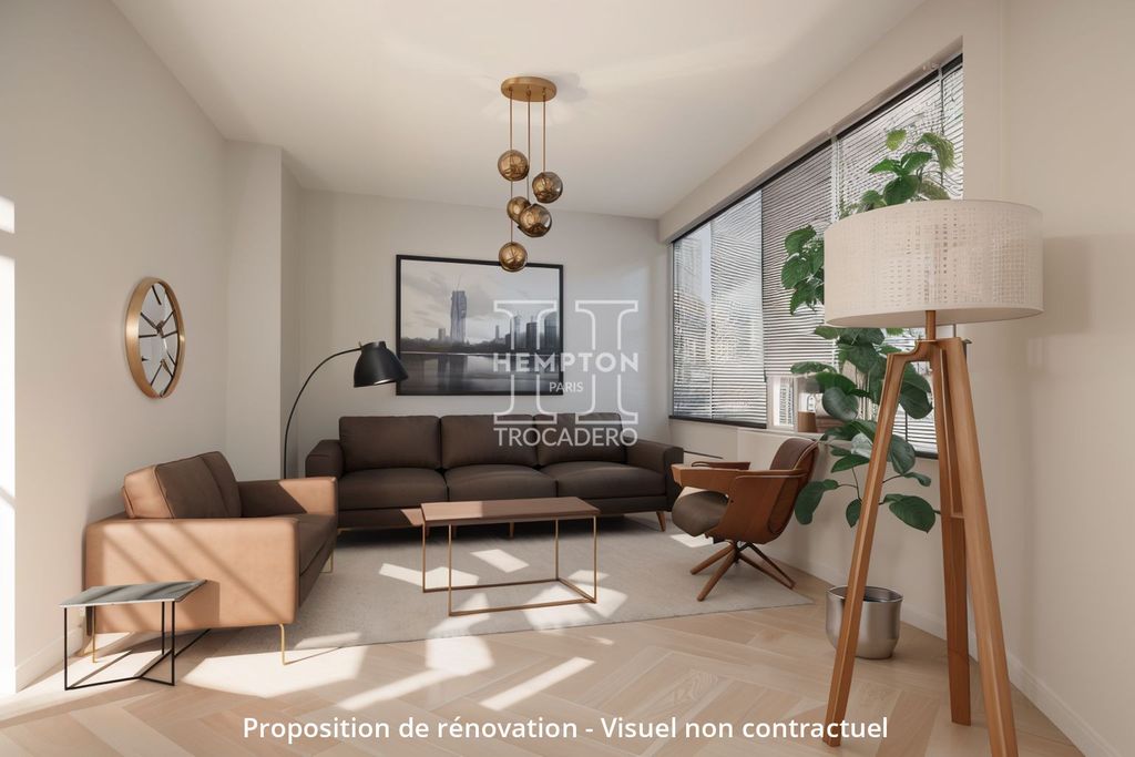 Achat appartement à vendre 2 pièces 45 m² - Paris 16ème arrondissement
