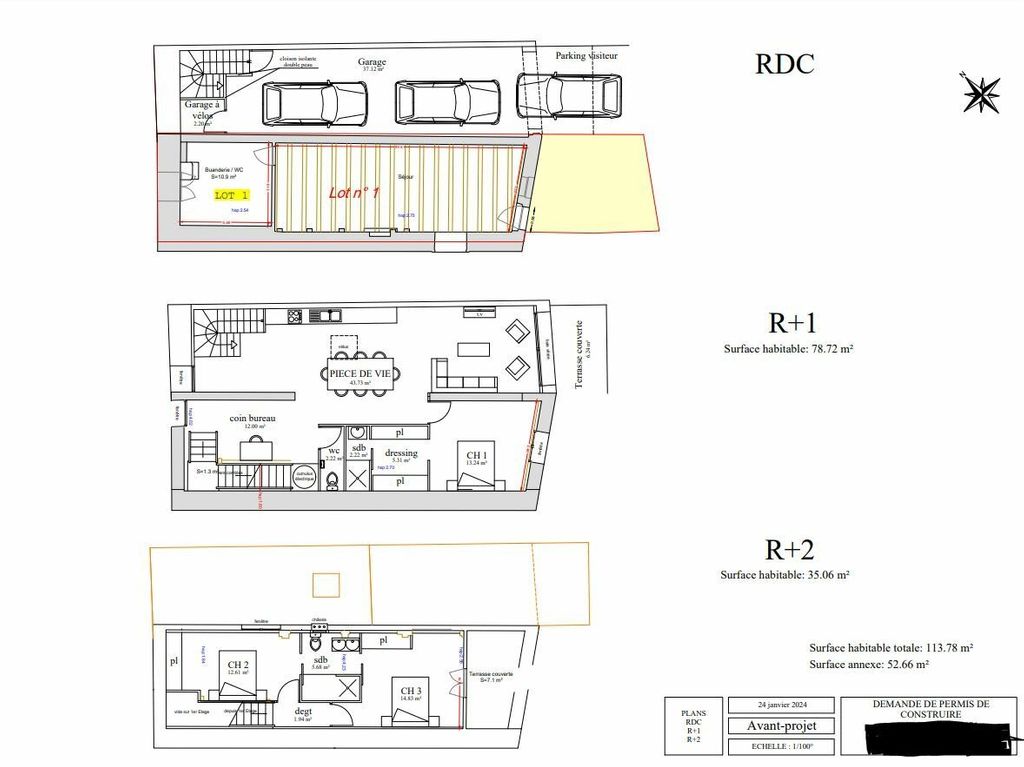 Achat maison 3 chambre(s) - Saint-Jean-de-Gonville