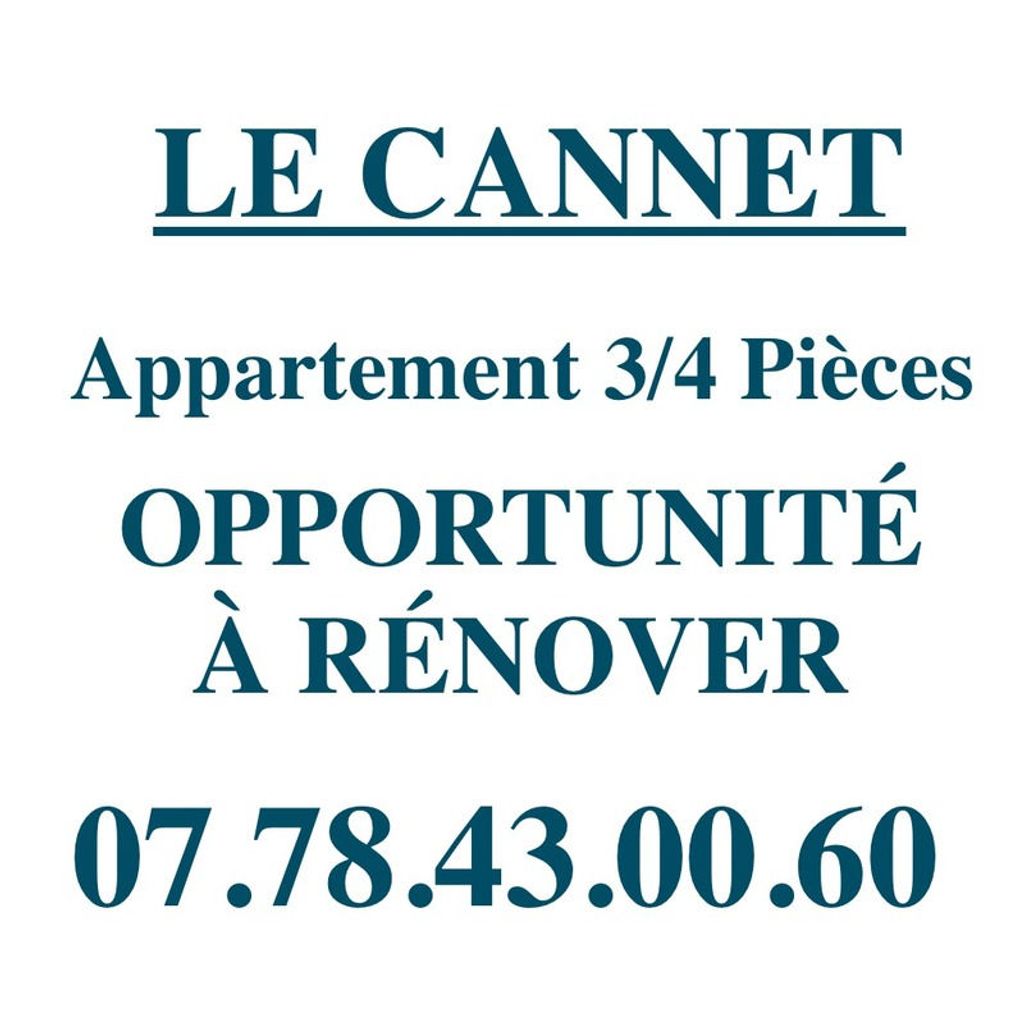 Achat appartement à vendre 3 pièces 80 m² - Le Cannet