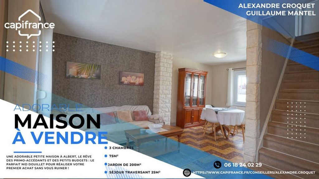 Achat maison 3 chambre(s) - Albert