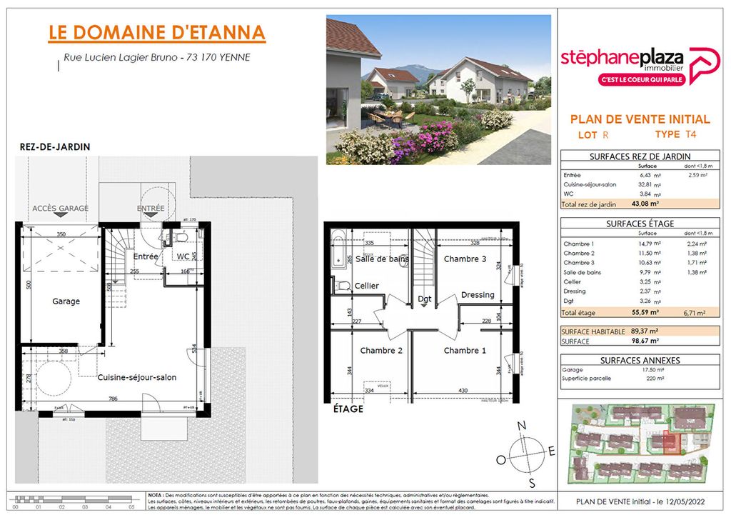 Achat maison à vendre 3 chambres 99 m² - Yenne