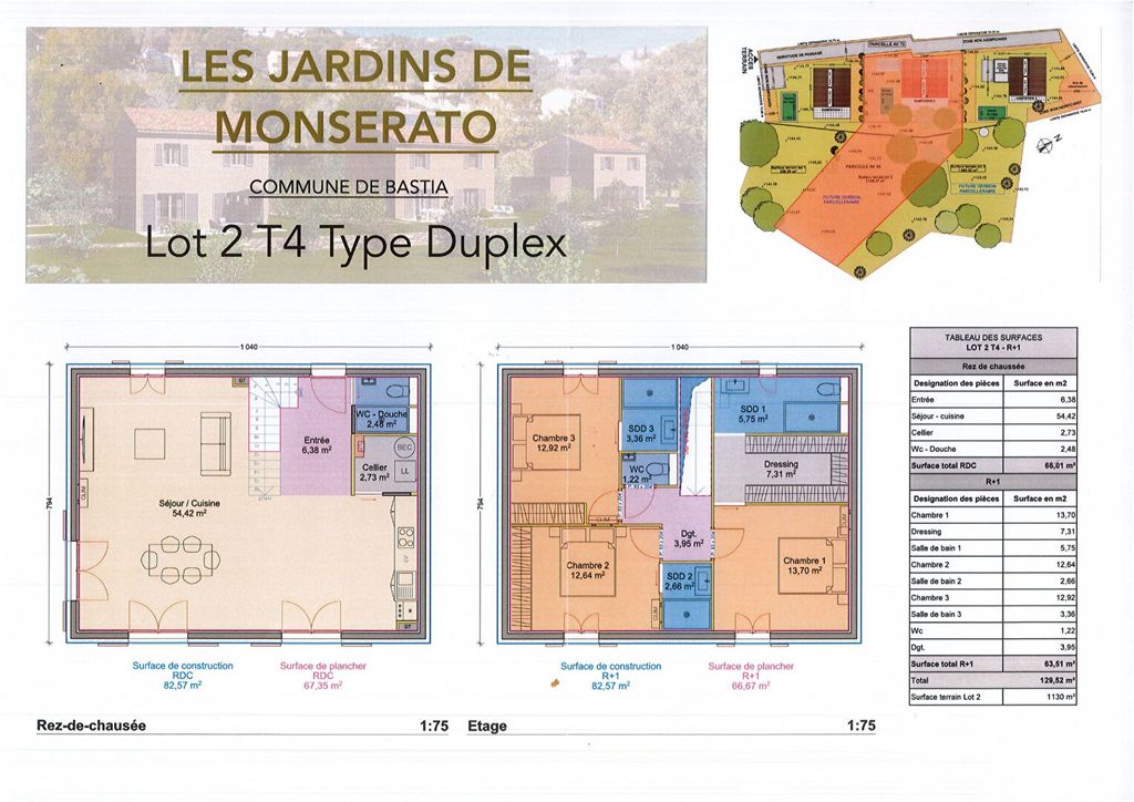 Achat maison à vendre 3 chambres 130 m² - Bastia