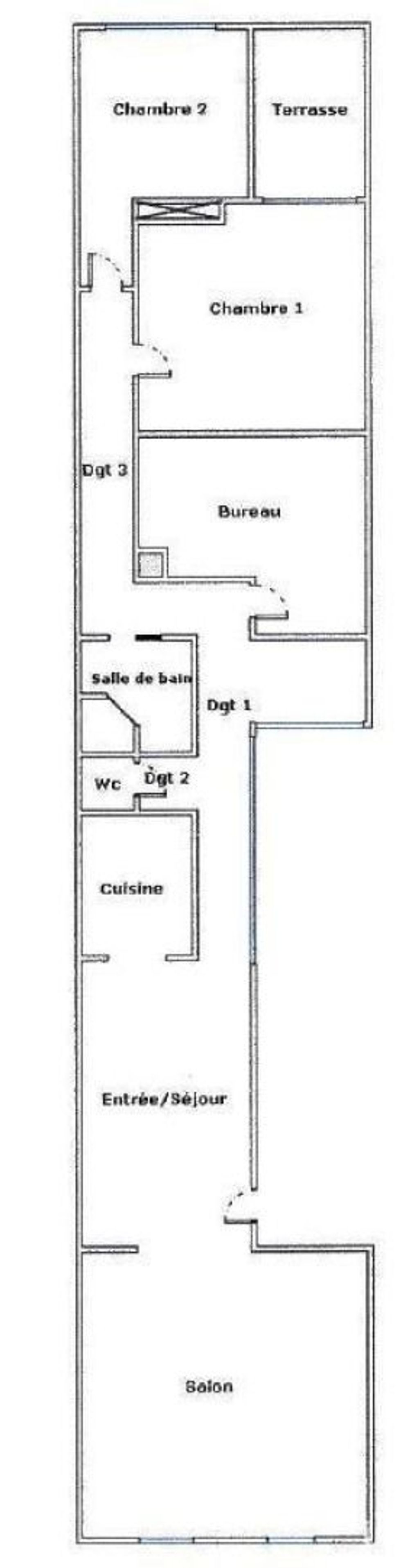 Achat appartement 5 pièce(s) L'Hôpital