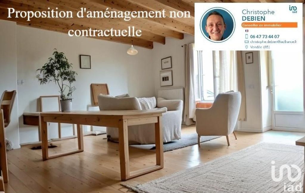 Achat maison à vendre 2 chambres 114 m² - Saint-Martin-des-Noyers