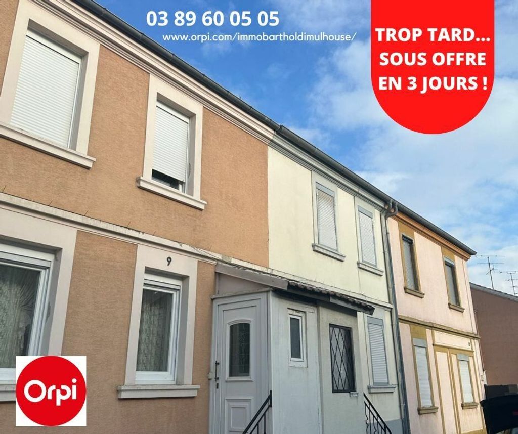 Achat maison à vendre 3 chambres 90 m² - Mulhouse