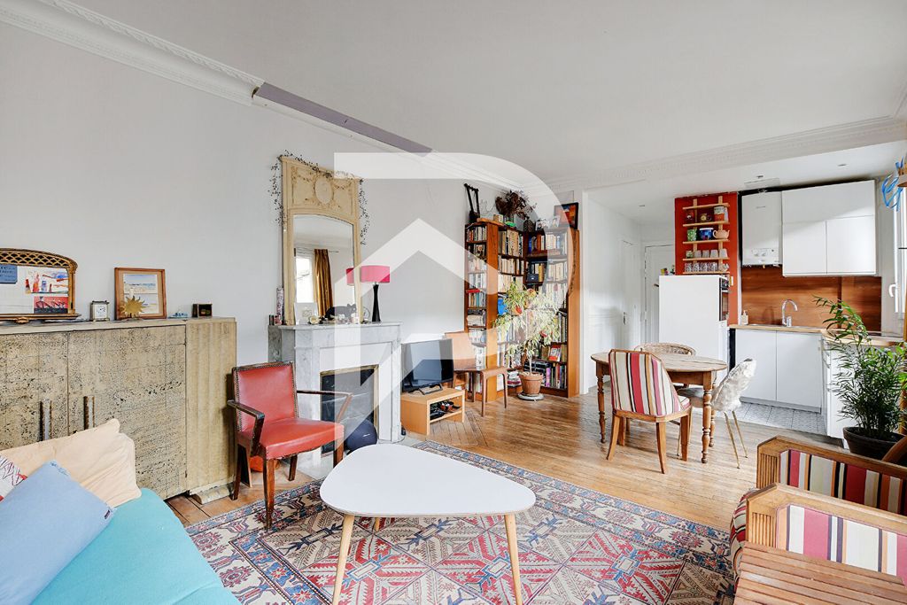 Achat appartement à vendre 3 pièces 59 m² - Paris 19ème arrondissement