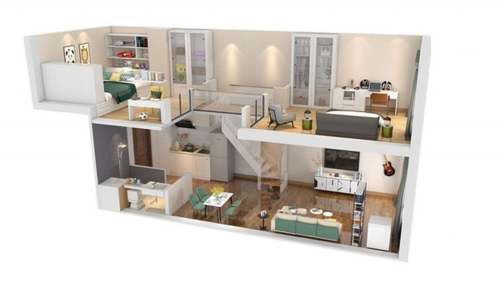 Achat duplex à vendre 3 pièces 64 m² - Nancy