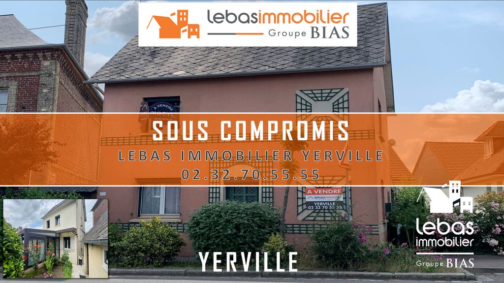 Achat maison à vendre 3 chambres 58 m² - Yerville