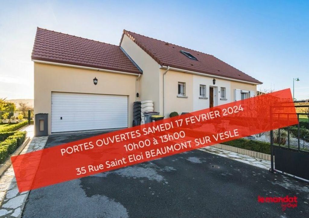 Achat maison à vendre 3 chambres 108 m² - Beaumont-sur-Vesle