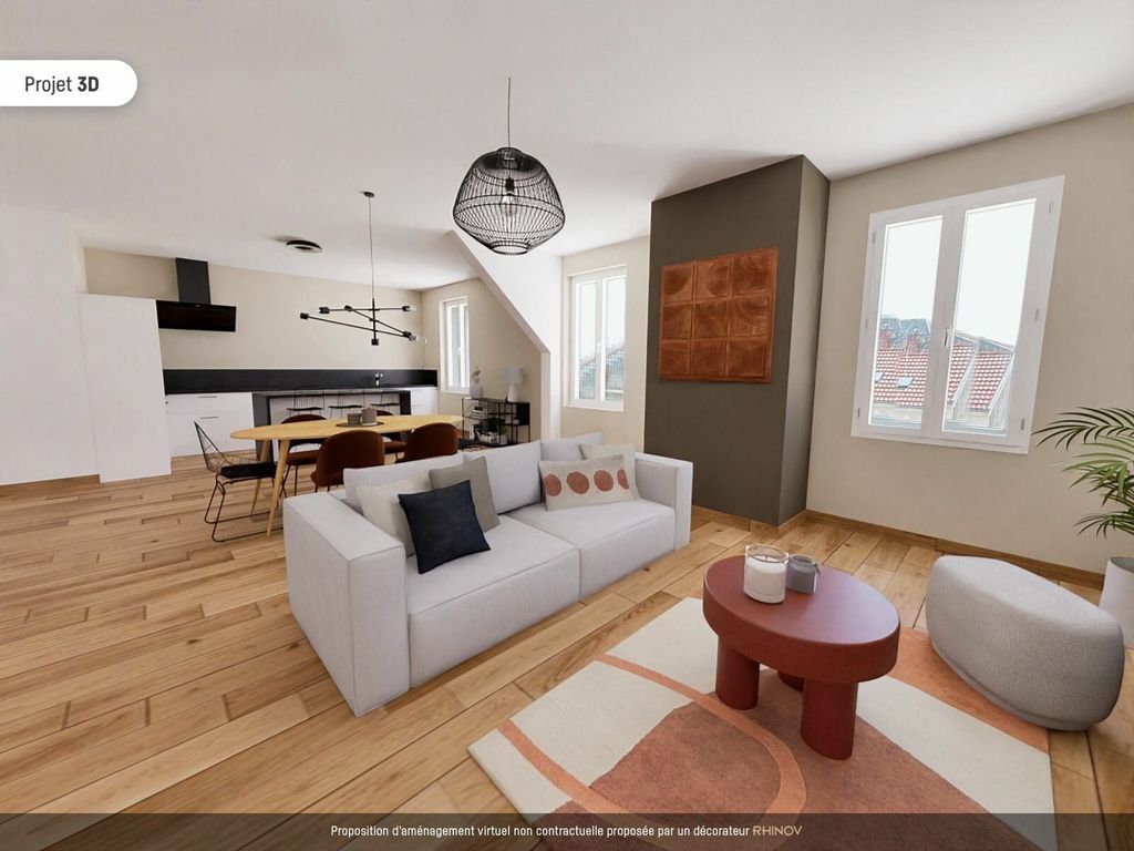 Achat appartement à vendre 4 pièces 90 m² - Nancy